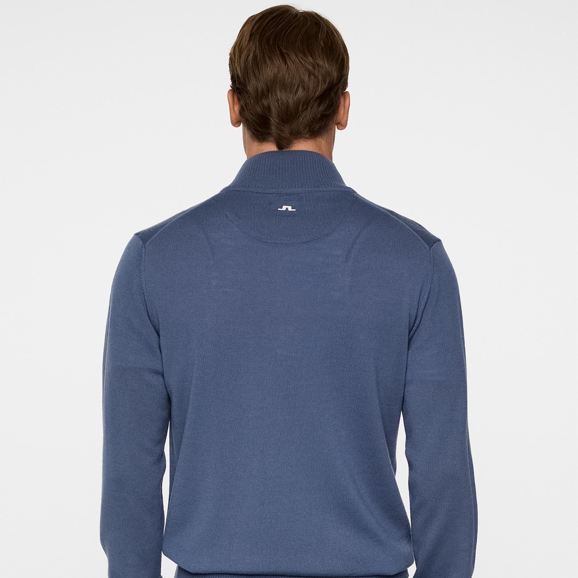 J Lindeberg Kian Tour Merino Sweater Vintage Indigo